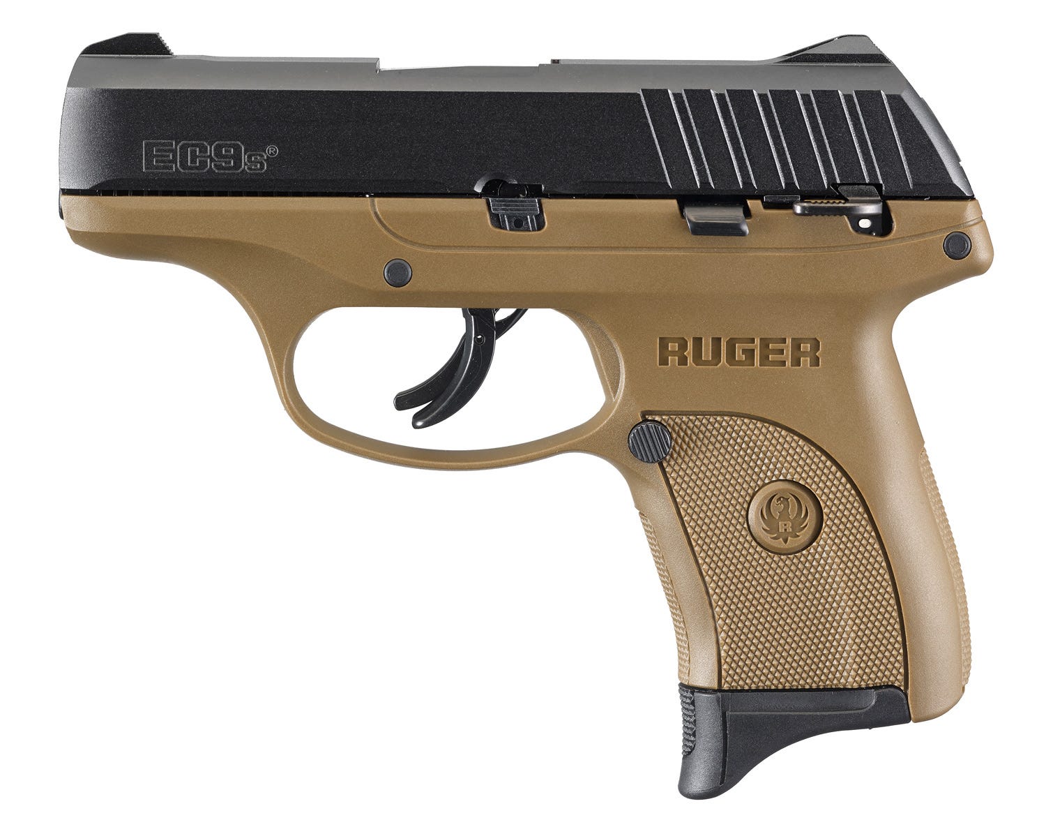 Ruger EC9S Black/FDE 9mm 3.12" Barrel 7-Rounds - Image 5