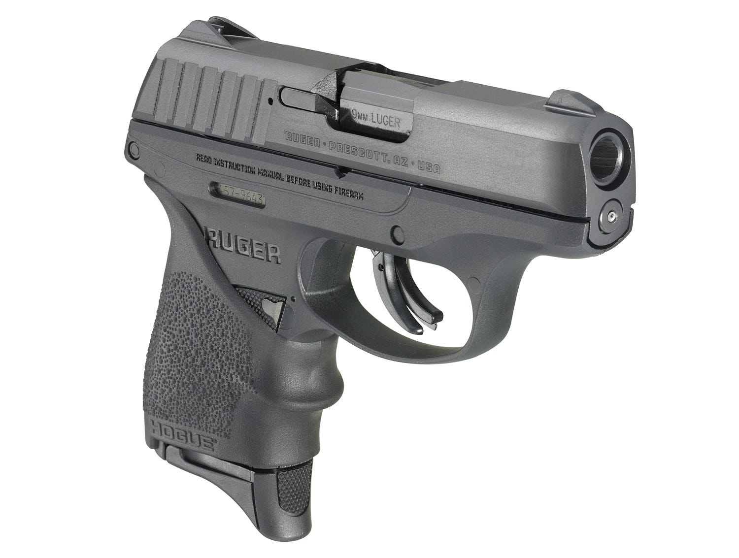 Ruger EC9s 9mm 3.12" Barrel 7-Rounds Hogue HandALL Grip - Image 2