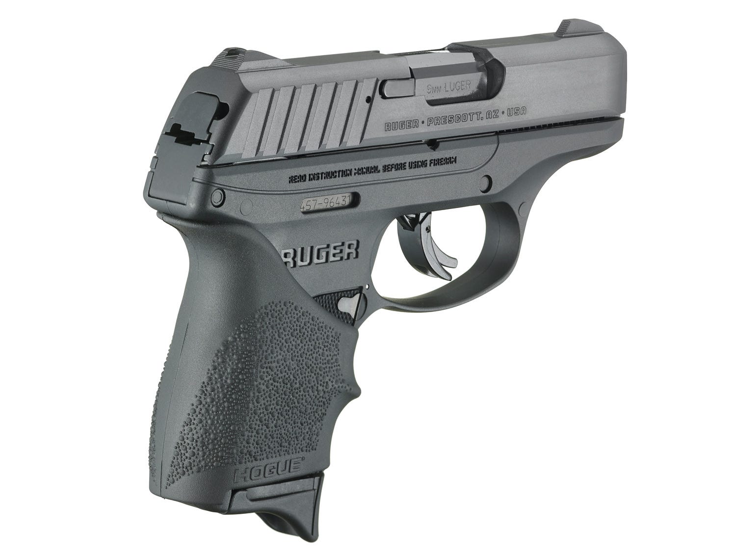 Ruger EC9s 9mm 3.12" Barrel 7-Rounds Hogue HandALL Grip - Image 3