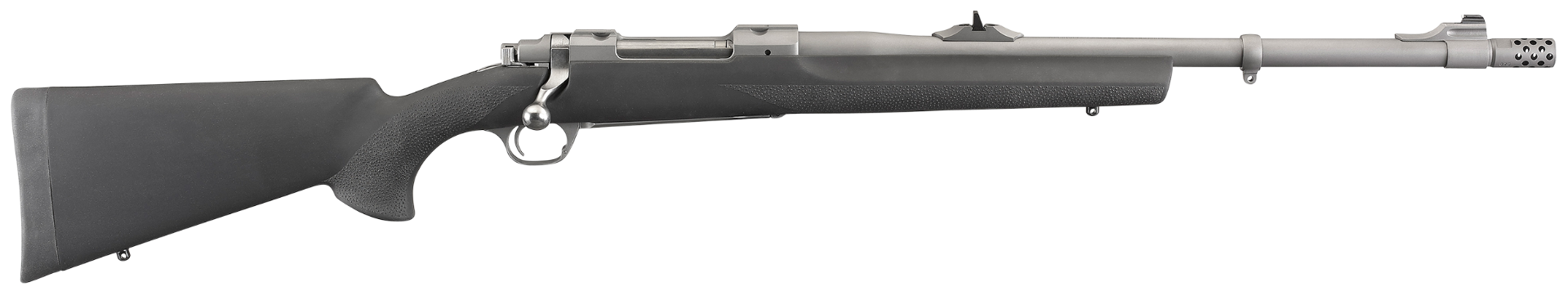 Ruger Hawkeye Alaskan Stainless / Black .338 Win 20" Barrel 3-Rounds
