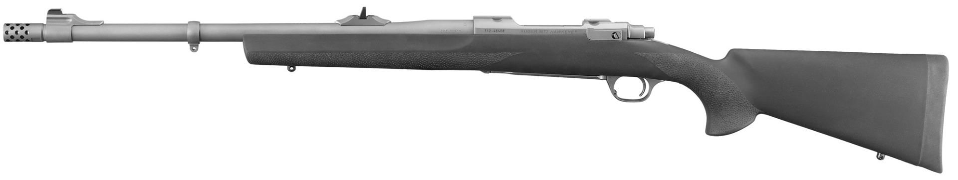 Ruger Hawkeye Alaskan Stainless / Black .338 Win 20" Barrel 3-Rounds - Image 2
