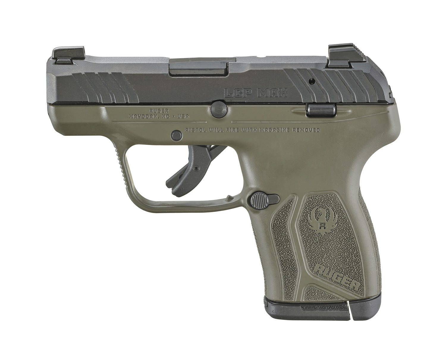 Ruger LCP Max OD Green .380 ACP 2.8" Barrel 10-Rounds - Image 4