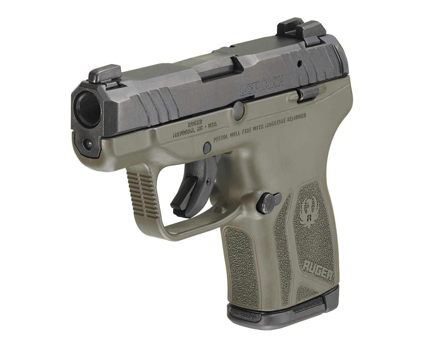 Ruger LCP Max OD Green .380 ACP 2.8" Barrel 10-Rounds - Image 3