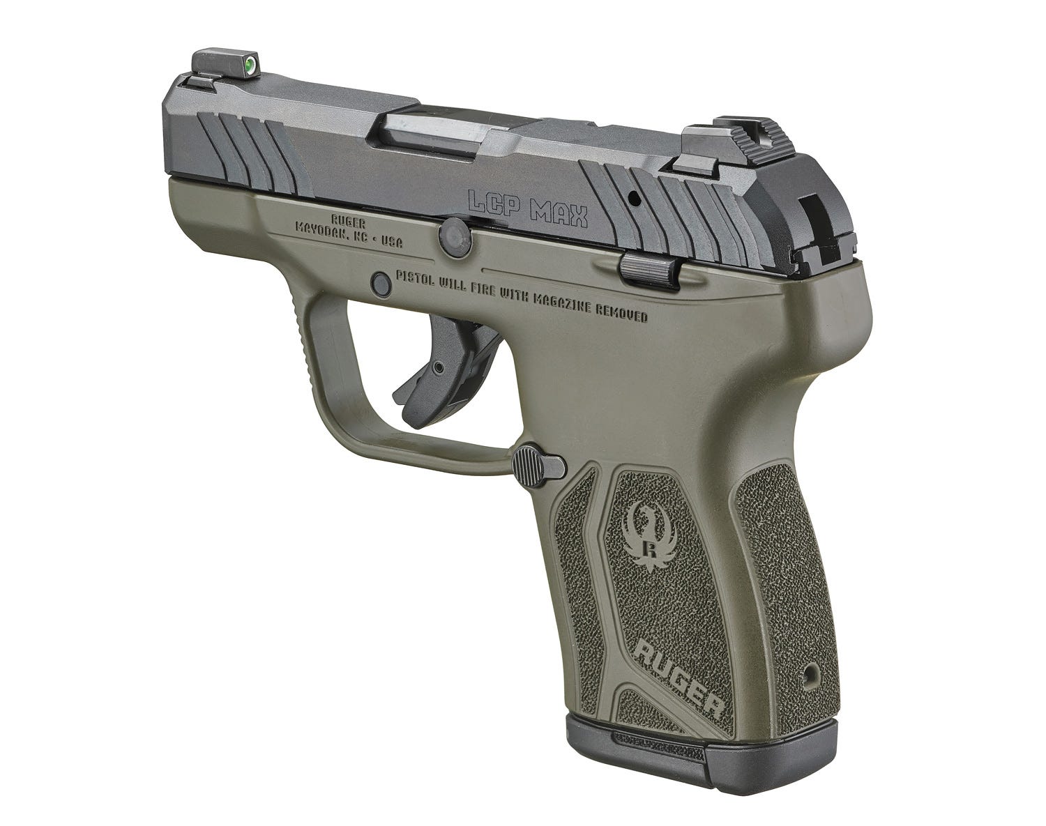Ruger LCP Max OD Green .380 ACP 2.8" Barrel 10-Rounds - Image 5