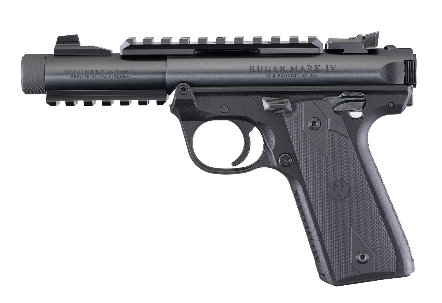 Ruger Mark IV 22/45 Tactical .22 LR 4.4" Barrel 10-Rounds - Image 2