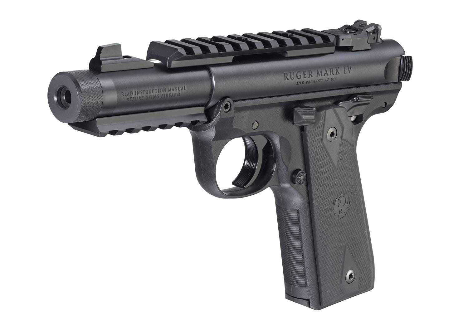 Ruger Mark IV 22/45 Tactical .22 LR 4.4" Barrel 10-Rounds - Image 4