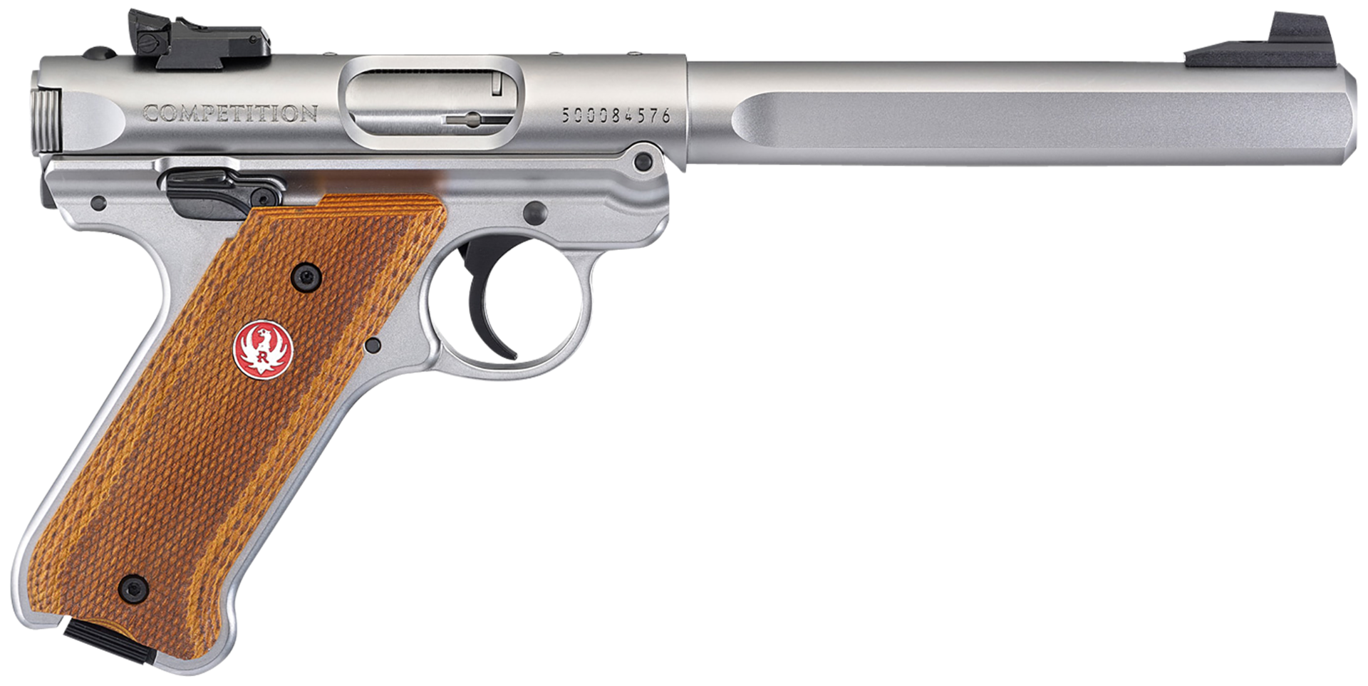 Ruger Mark IV Competition Stainless .22 LR 6.88" Barrel 10-Rounds