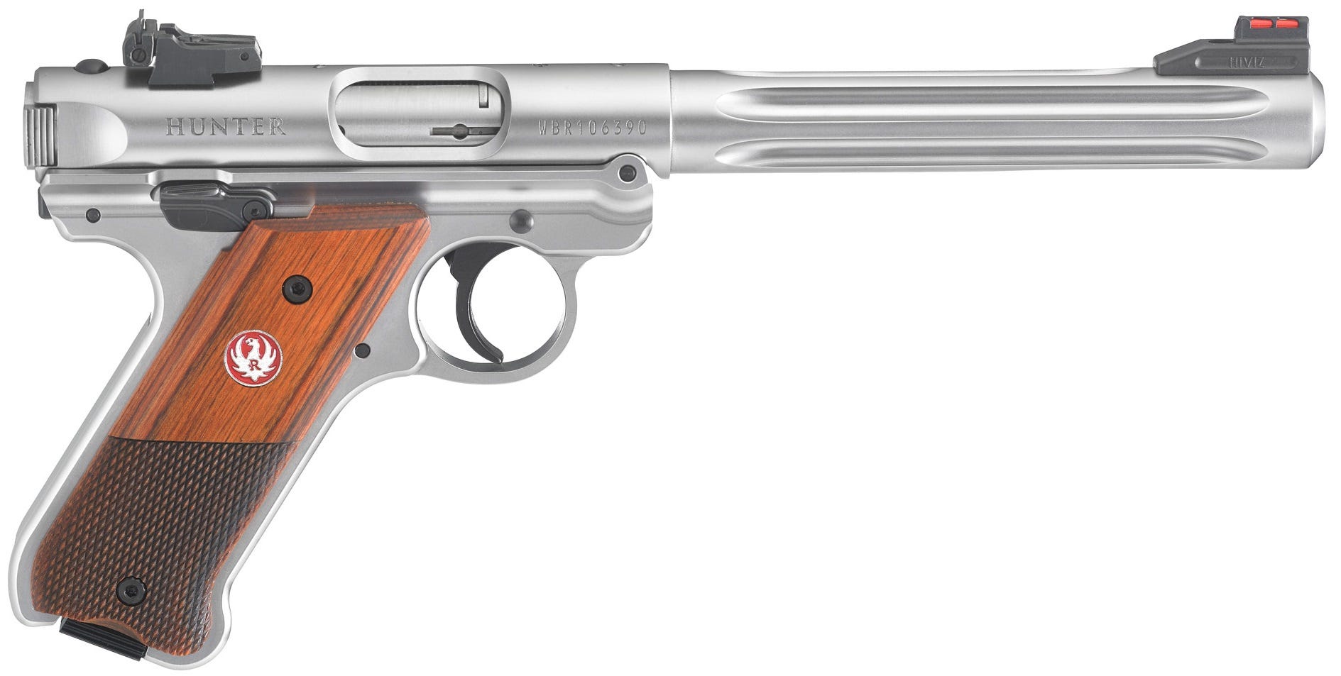 Ruger Mark IV Hunter Stainless .22LR 6.88" Barrel 10-Rounds