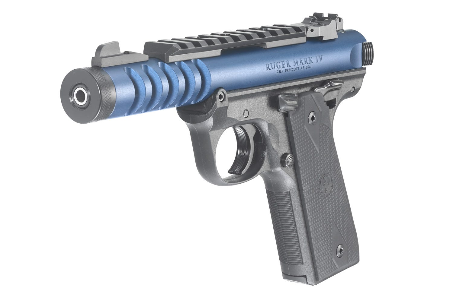 Ruger 22/45 Lite Mark IV Blue .22 LR 4.4" Barrel 10-Rounds - Image 4