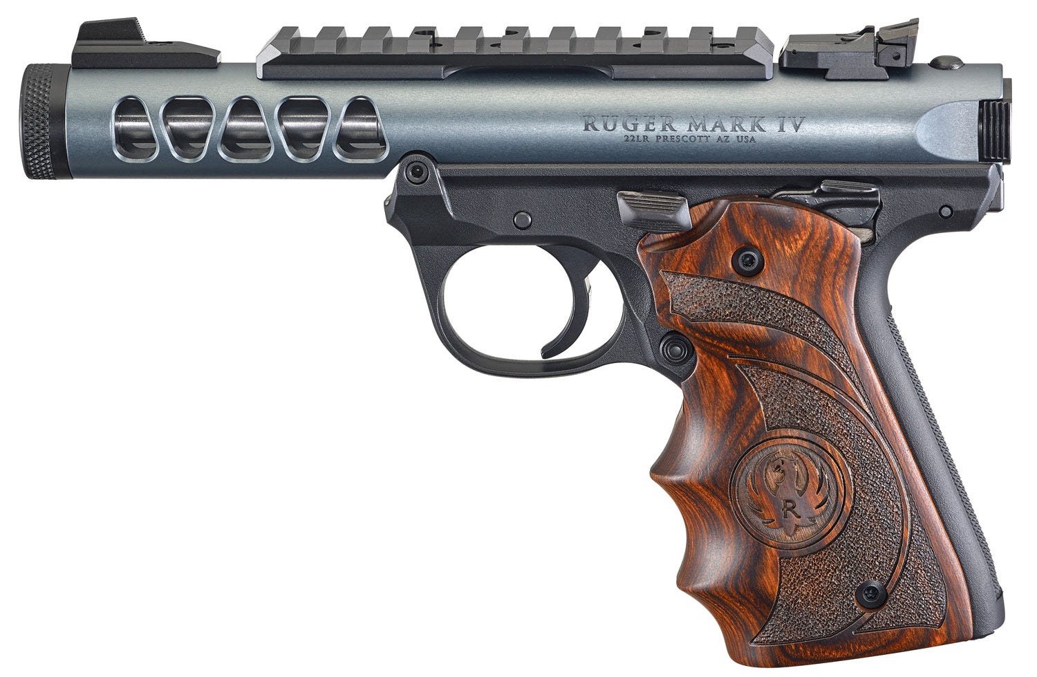 Ruger MK IV 22/45 Lite Diamond-Gray 22 LR 4.4" Barrel 10-Rounds Non-Threaded - Image 2