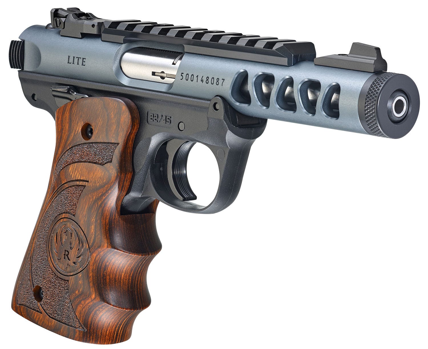 Ruger MK IV 22/45 Lite Diamond-Gray 22 LR 4.4" Barrel 10-Rounds Non-Threaded - Image 3