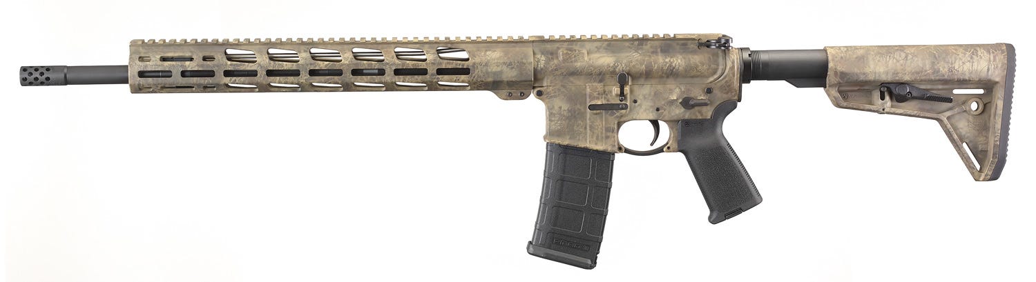 Ruger AR-556 MPR Frazzled Brown 5.56 / .223 Rem 18" Barrel 30-Rounds - Image 3