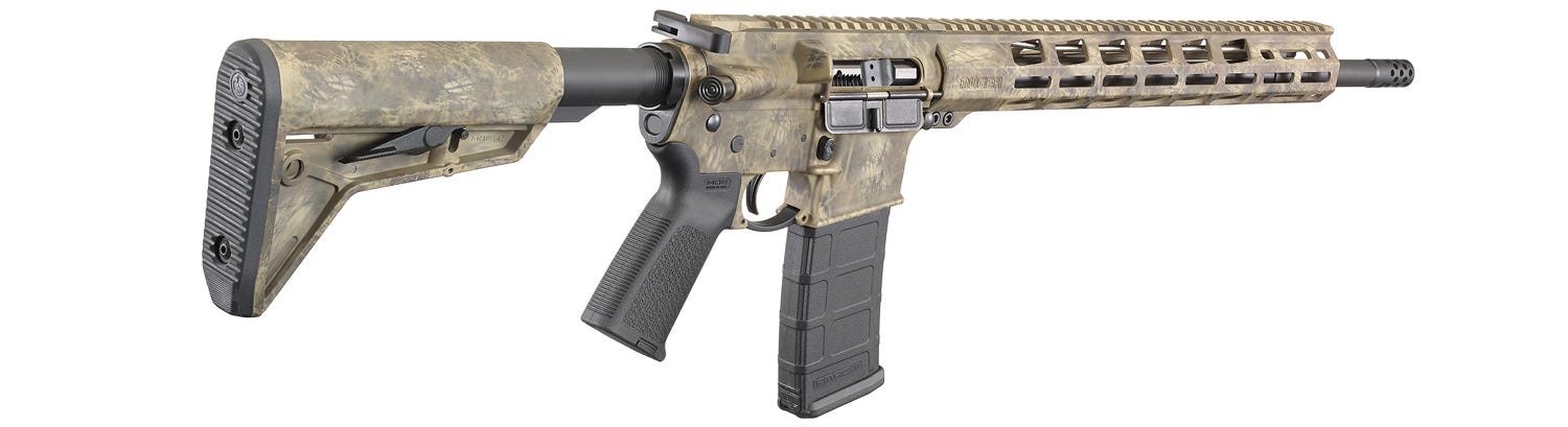 Ruger AR-556 MPR Frazzled Brown 5.56 / .223 Rem 18" Barrel 30-Rounds - Image 2