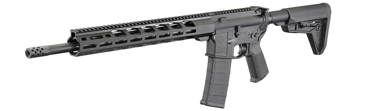 Ruger AR-556 MPR 5.56 NATO / .223 Rem 18'' Barrel 30-Rounds Adjustable Stock - Image 4