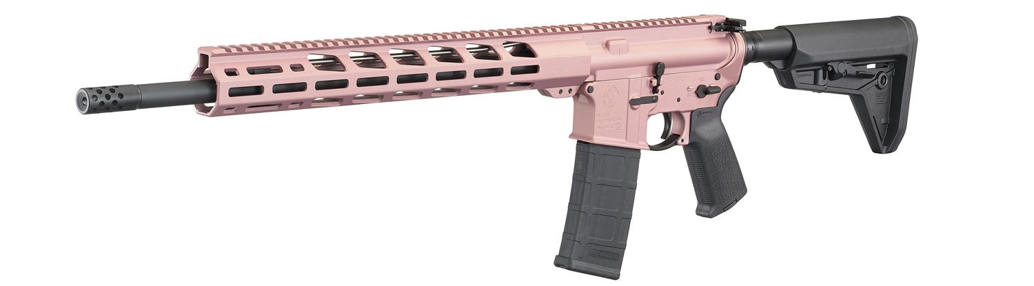 Ruger AR-556 MPR Rose Gold 5.56 / .223 Rem 18" Barrel 30-Rounds Threaded - Image 4