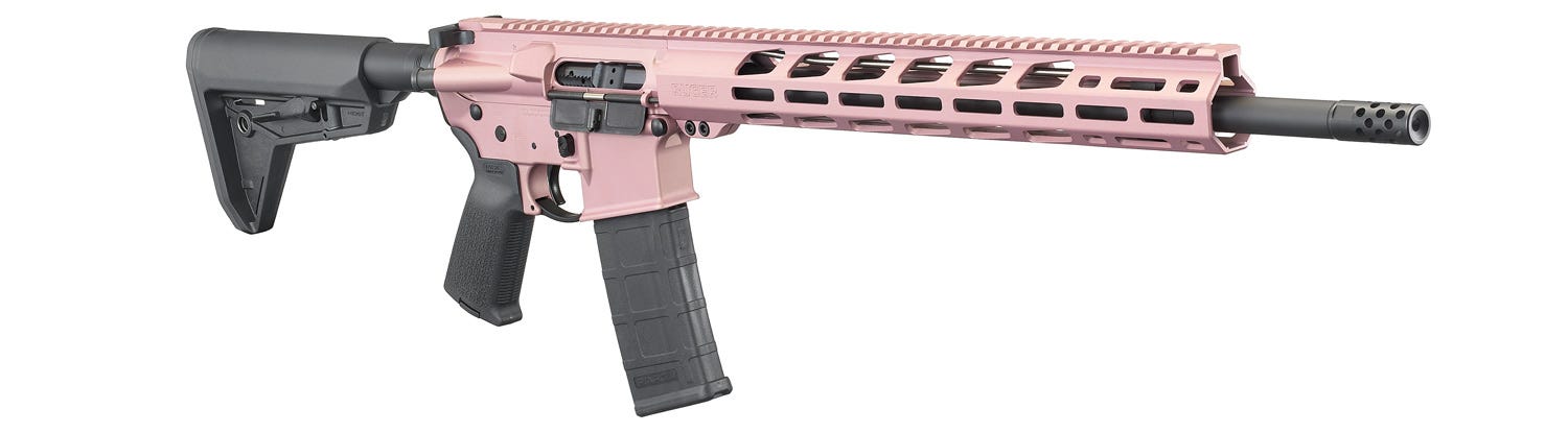 Ruger AR-556 MPR Rose Gold 5.56 / .223 Rem 18" Barrel 30-Rounds Threaded - Image 5