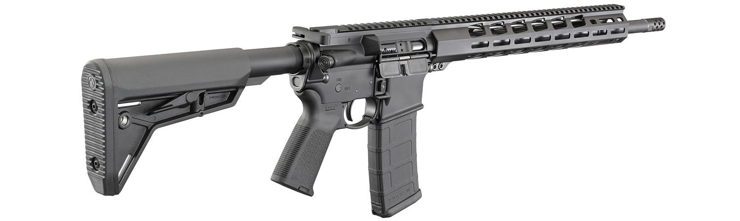 Ruger AR-556 MPR 5.56 NATO / .223 Rem 18'' Barrel 30-Rounds Adjustable Stock - Image 6