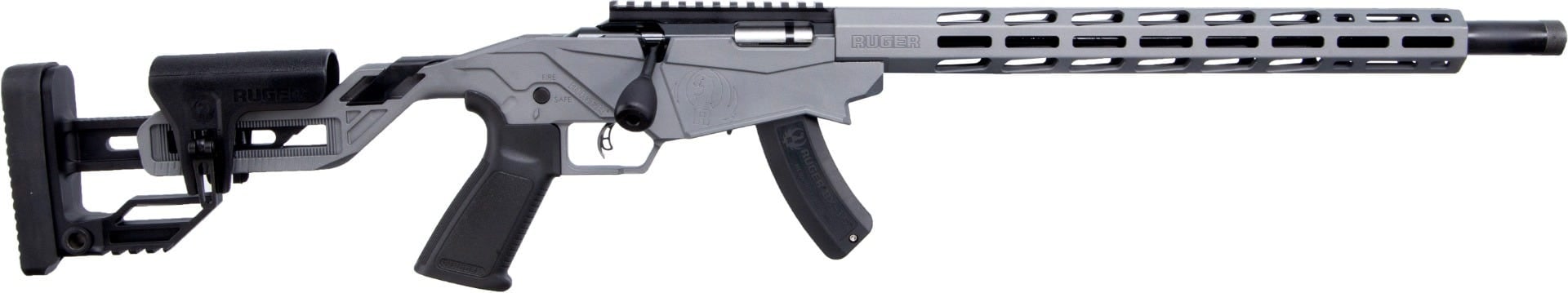Ruger Precision Rimfire Grey .22 LR 18" Barrel 15-Rounds Threaded