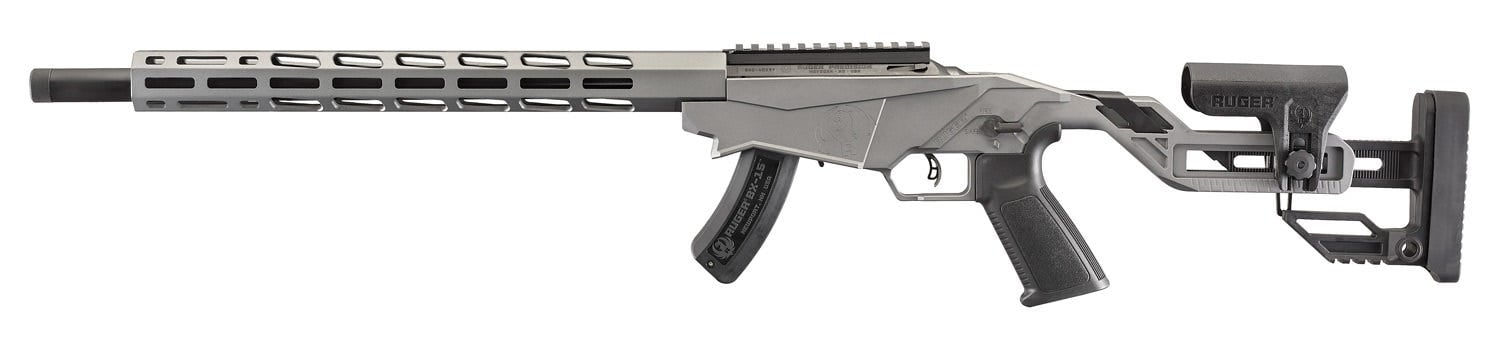 Ruger Precision Rimfire Grey .22 LR 18" Barrel 15-Rounds Threaded - Image 2