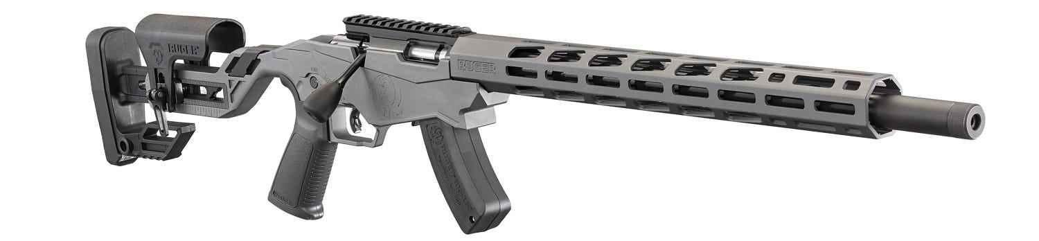 Ruger Precision Rimfire Grey .22 LR 18" Barrel 15-Rounds Threaded - Image 3
