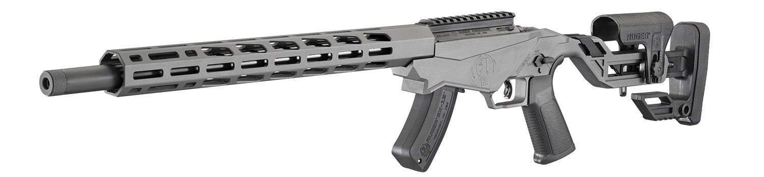 Ruger Precision Rimfire Grey .22 LR 18" Barrel 15-Rounds Threaded - Image 4