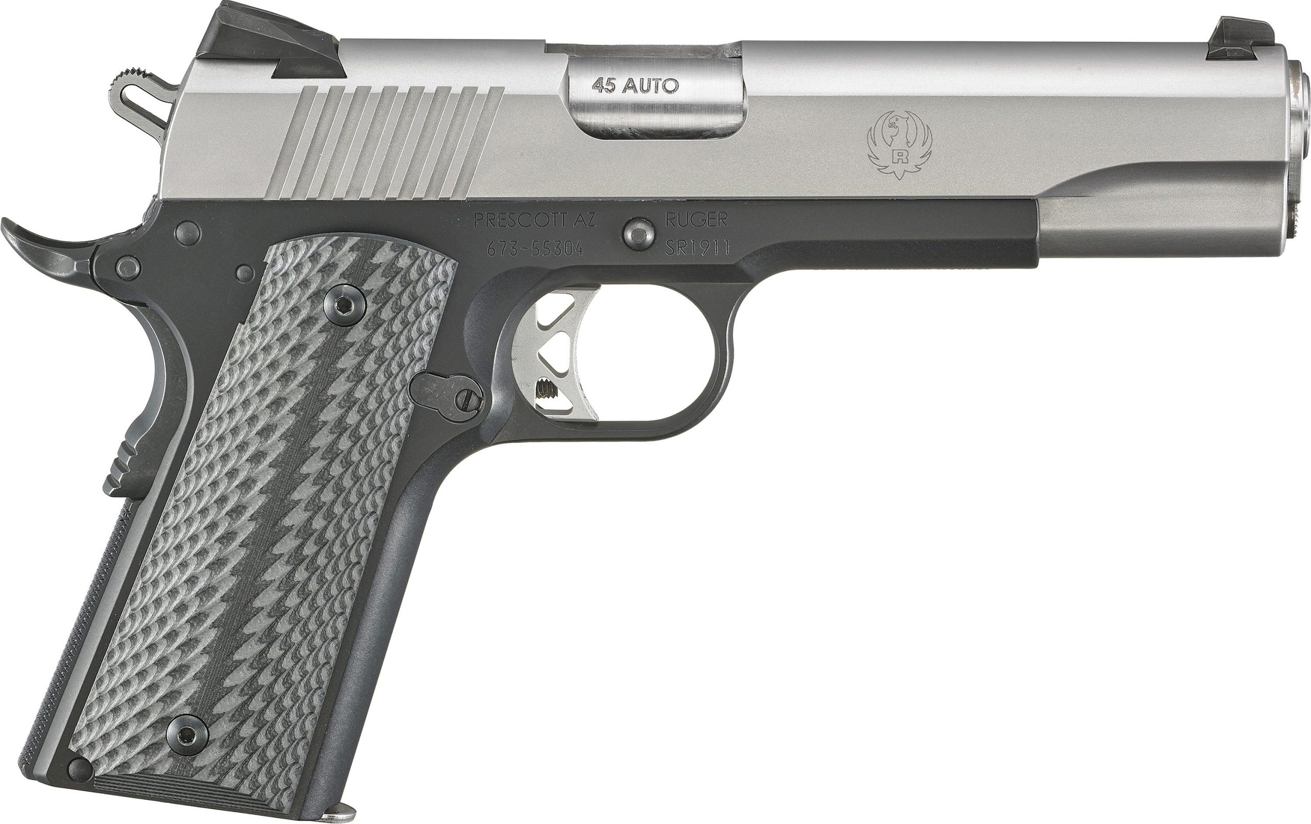Ruger SR1911 Stainless .45 ACP 5" Barrel 8-Rounds