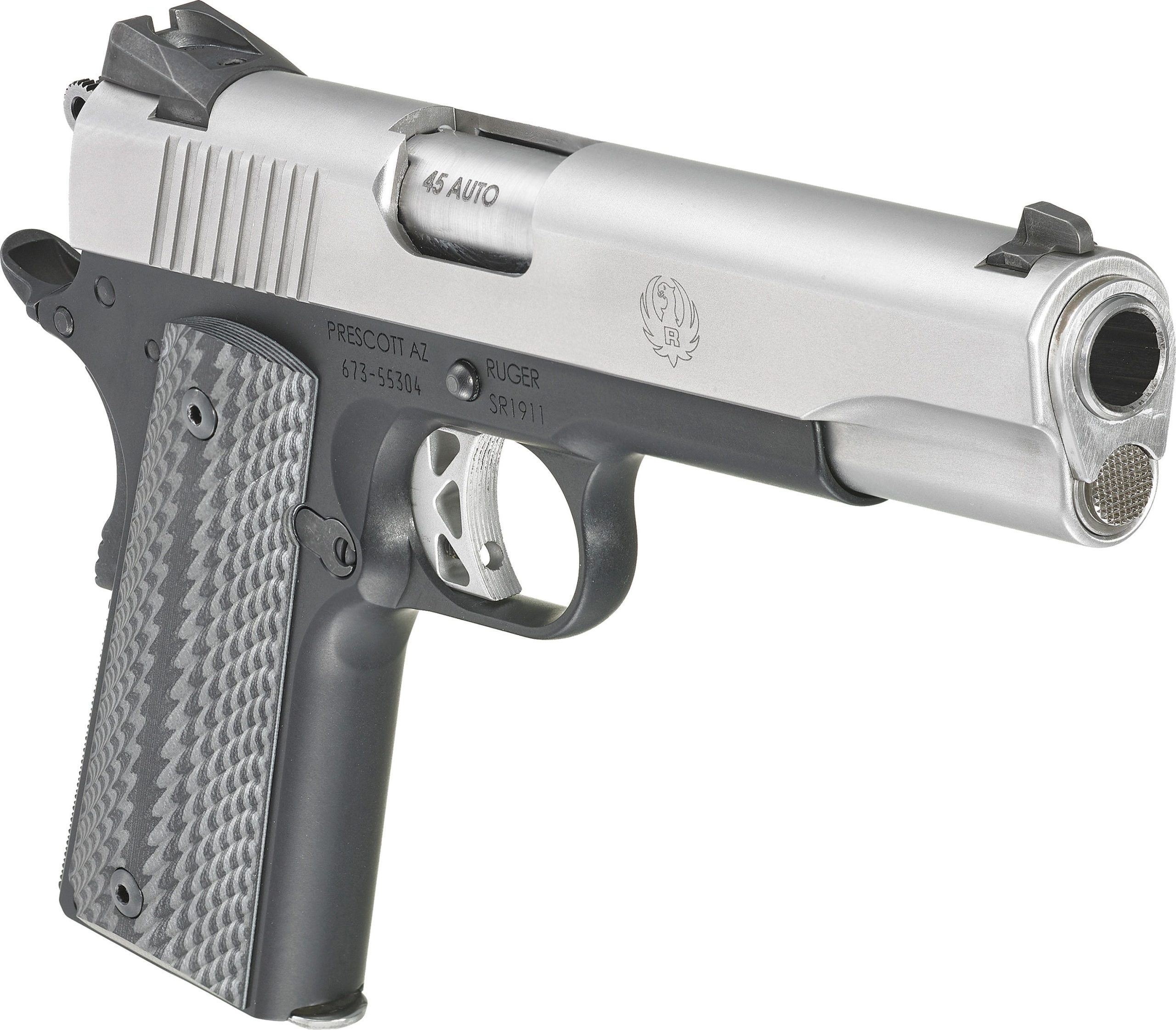 Ruger SR1911 Stainless .45 ACP 5" Barrel 8-Rounds - Image 3
