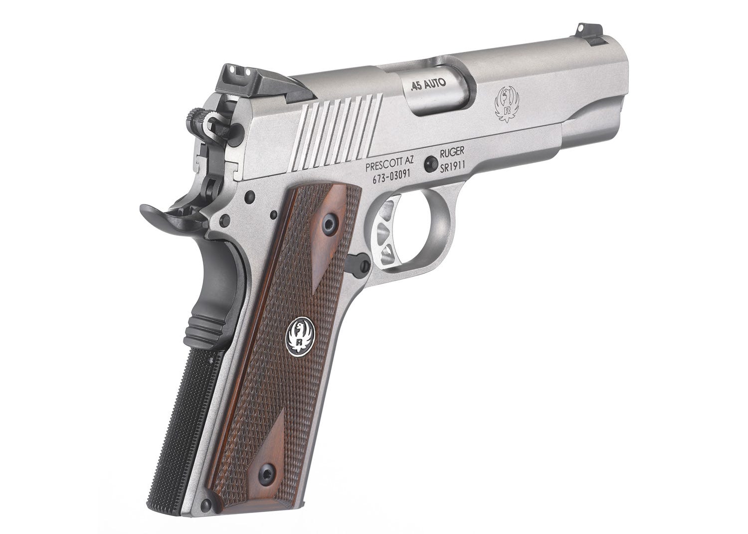 Ruger SR1911 Stainless .45 ACP 4.25" Barrel 7-Rounds Commander-Style - Image 5