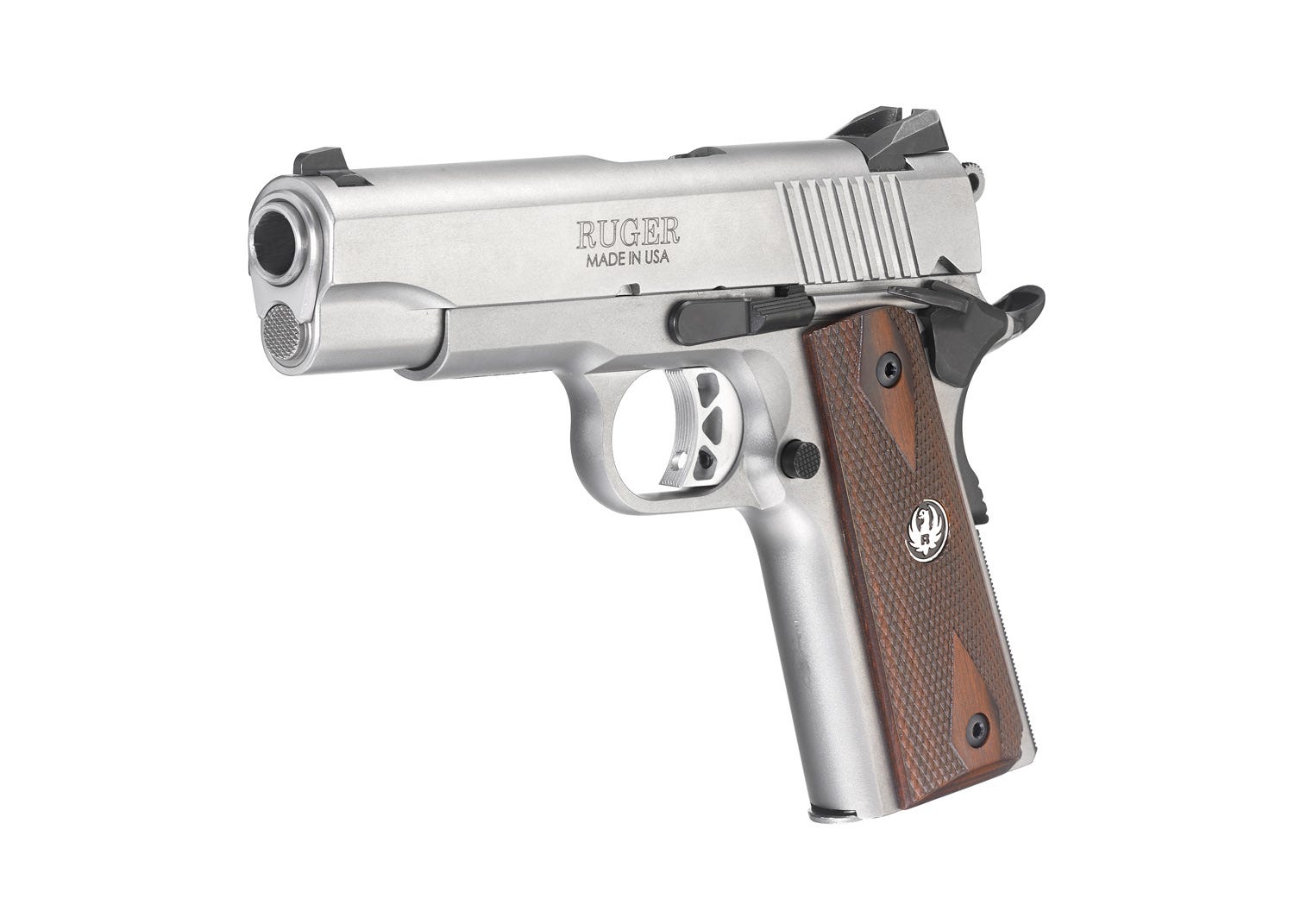 Ruger SR1911 Stainless .45 ACP 4.25" Barrel 7-Rounds Commander-Style - Image 4