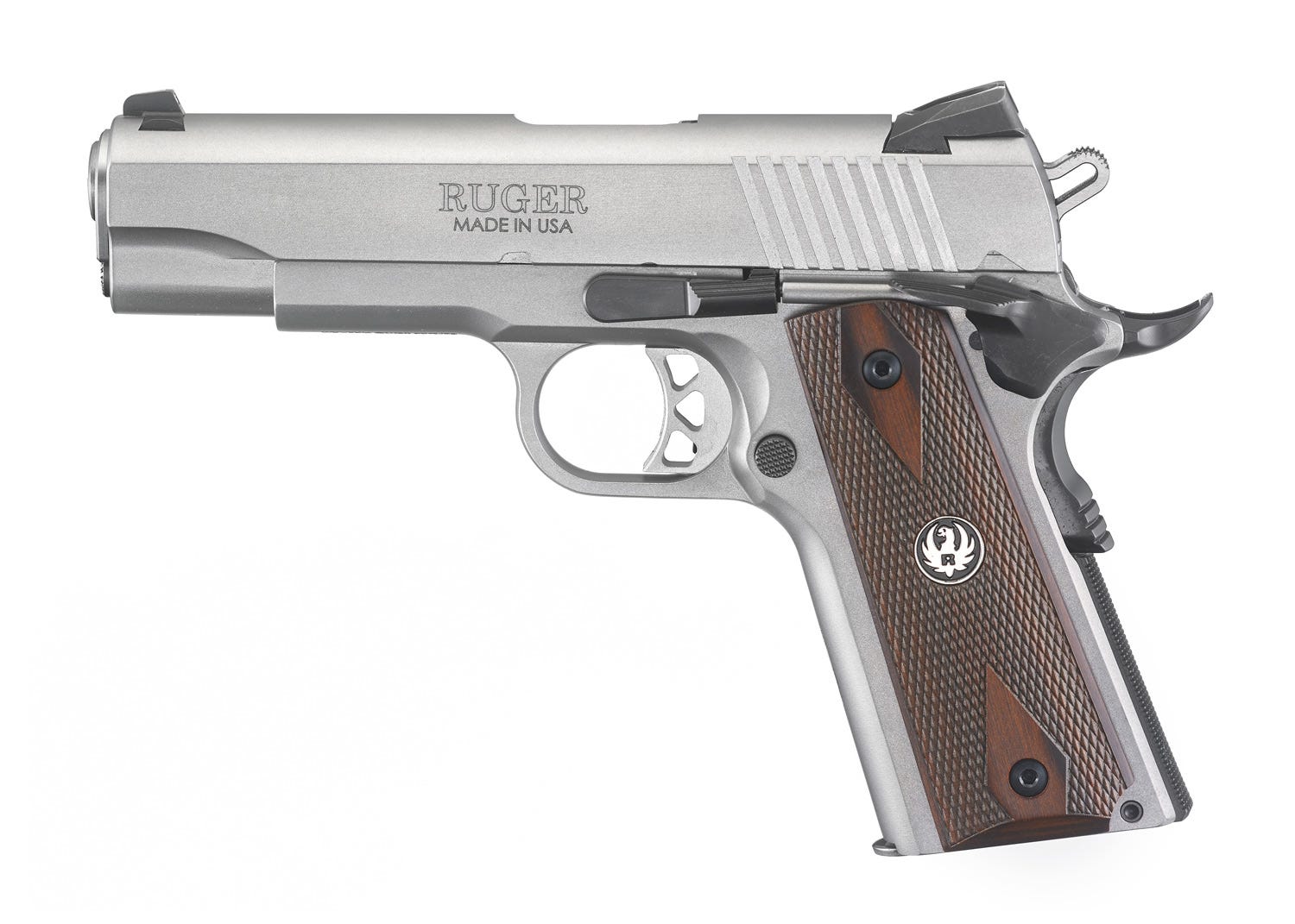Ruger SR1911 Stainless .45 ACP 4.25" Barrel 7-Rounds Commander-Style - Image 2