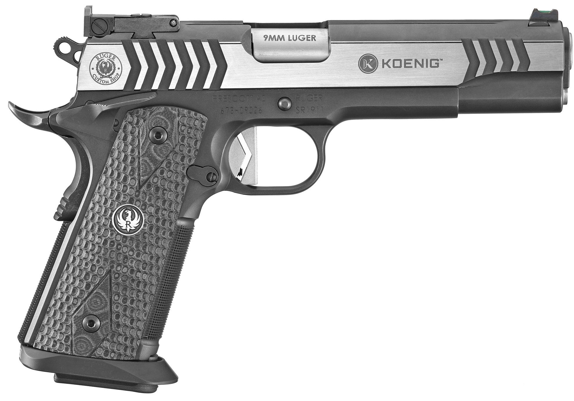 Ruger SR1911 Competition Stainless 9mm 5" Barrel 10-Rounds