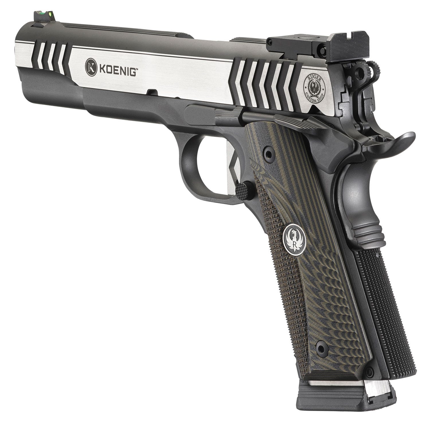Ruger SR1911 Competition Stainless / Black .45 ACP 5" Barrel 8-Rounds - Image 3