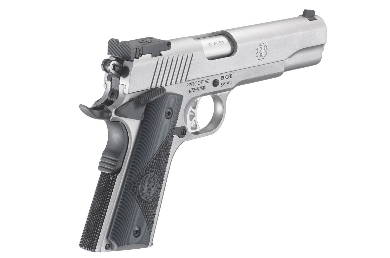 Ruger SR1911 Target Stainless .45 ACP 5" Barrel 8-Rounds - Image 5