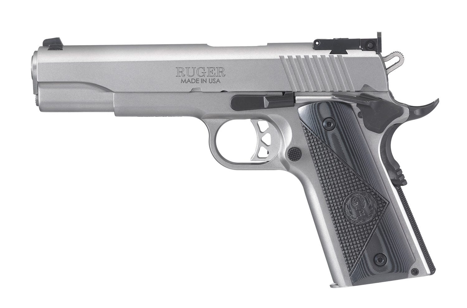 Ruger SR1911 Target Stainless .45 ACP 5" Barrel 8-Rounds - Image 2