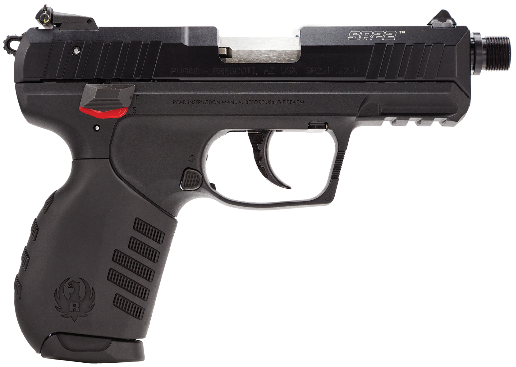 Ruger SR22 .22 LR 3.5" Barrel 10-Rounds Threaded
