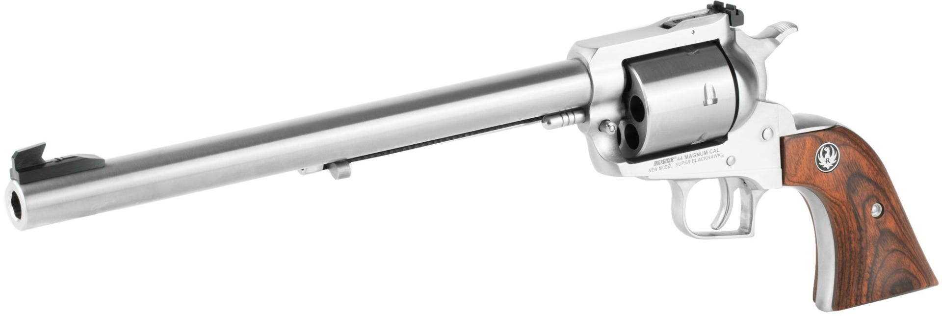 Ruger Super Blackhawk Stainless .44 Rem Mag 10.5" Barrel 6-Rounds Hardwood Grip - Image 3