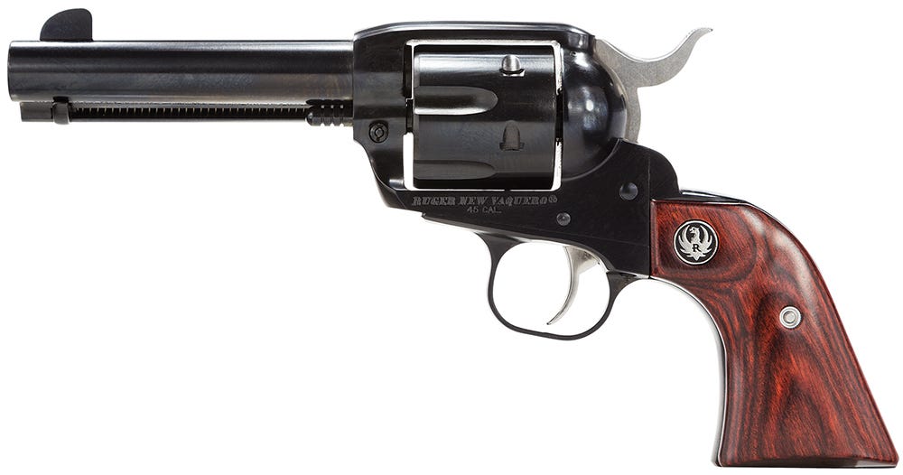 Ruger Vaquero .45 Colt 4.62" Barrel 6-Rounds Hardwood Grips - Image 2