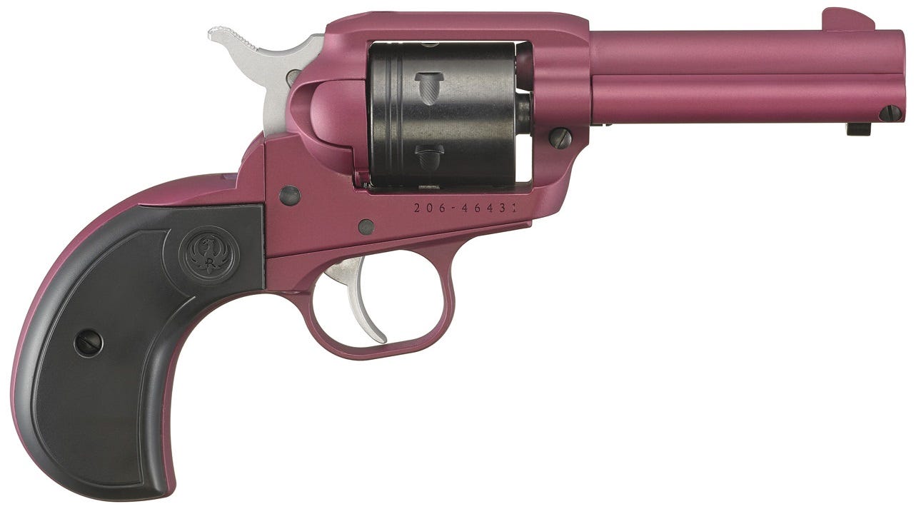Ruger Wrangler Black Cherry .22 LR 3.75" Barrel 6-Rounds