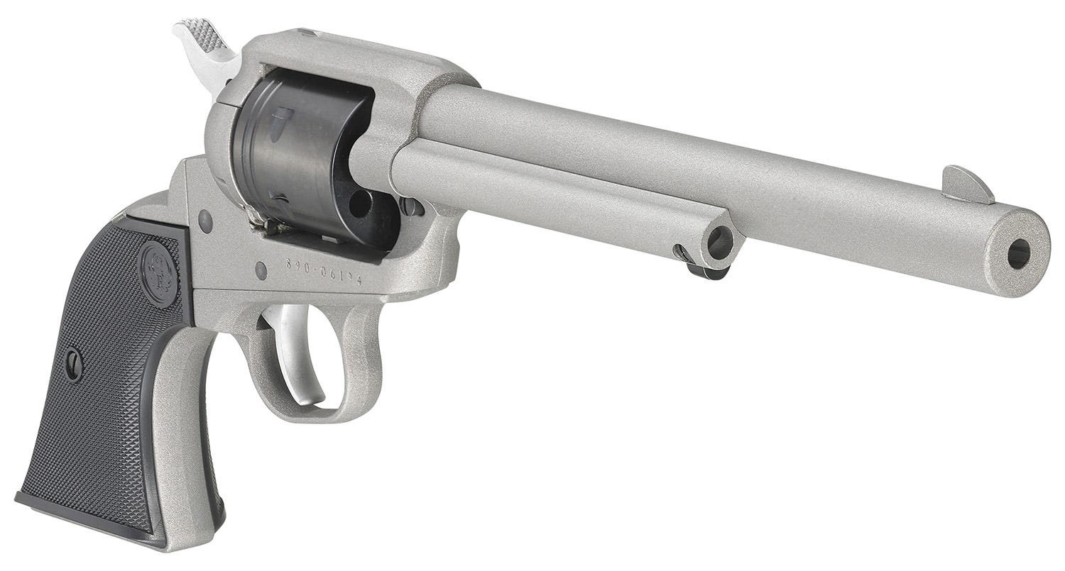 Ruger Wrangler Silver .22 LR 7.5" Barrel 6-Rounds Fixed Sight - Image 2