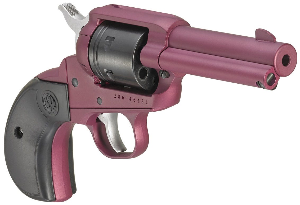 Ruger Wrangler Black Cherry .22 LR 3.75" Barrel 6-Rounds - Image 3