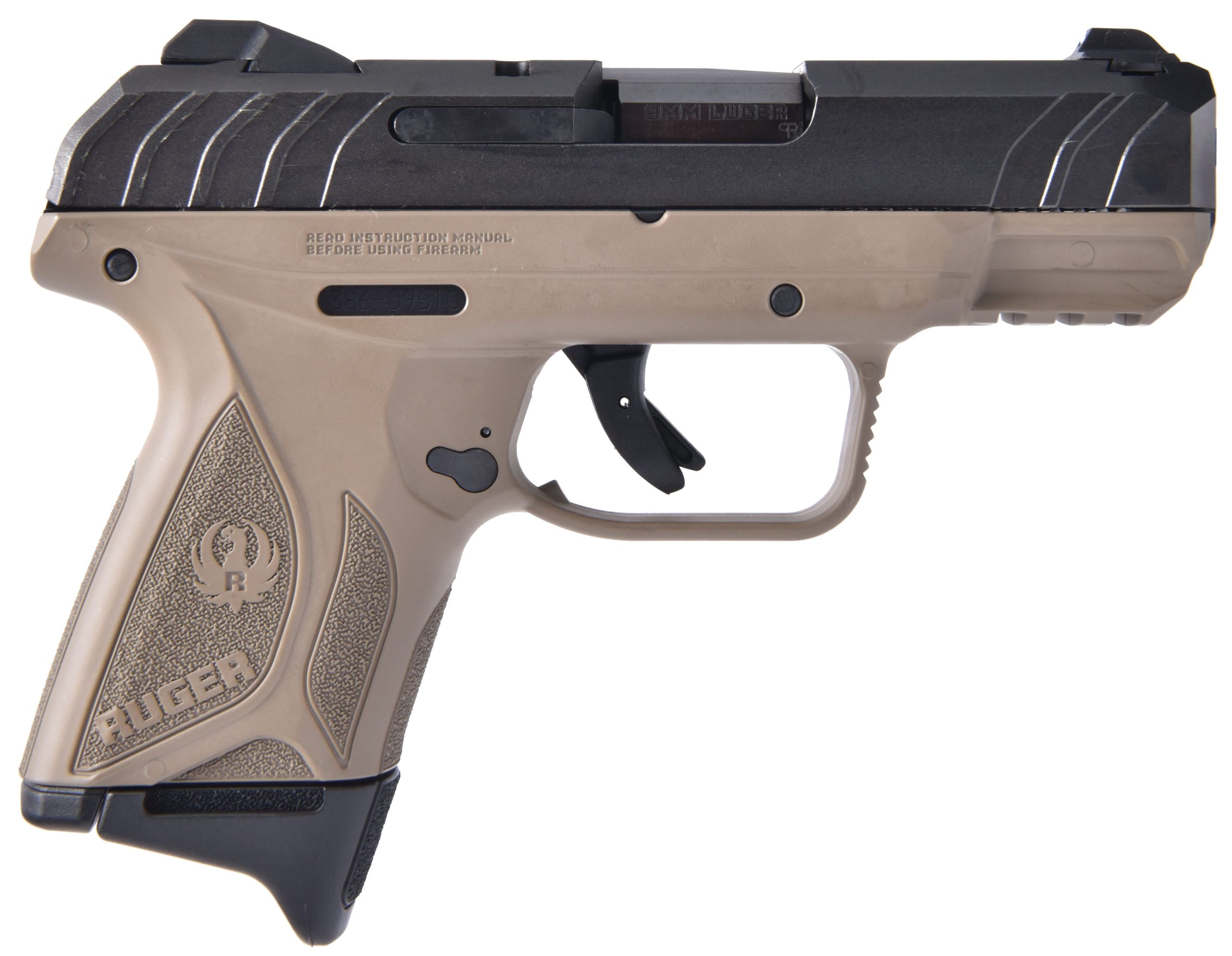 Ruger Security-9 Compact Flat Dark Earth / Black 9mm 3.42" Barrel 10-Rounds