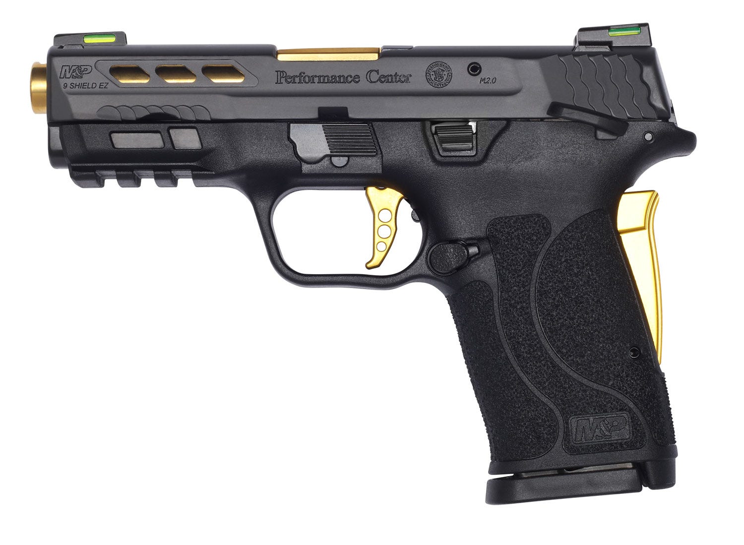 Smith and Wesson M&P380 Shield EZ Performance Center Gold .380 ACP 3.8" Barrel 8-Rounds - Image 2