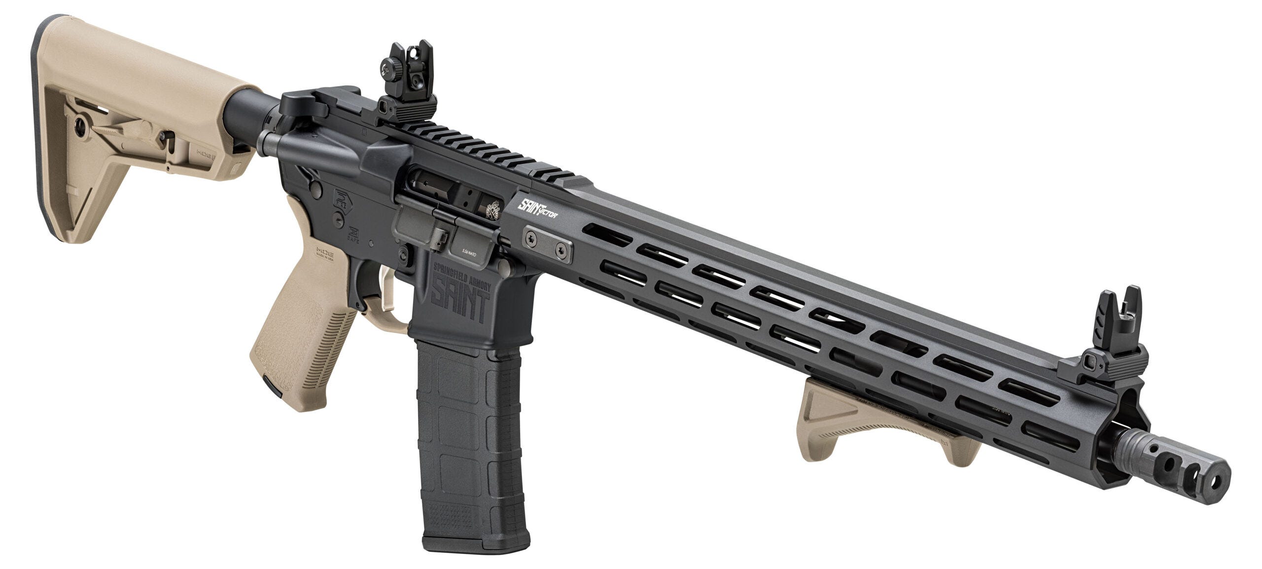 Springfield Armory Saint Victor Flat Dark Earth 5.56 / .223 Rem 16" Barrel 30-Rounds - Image 3