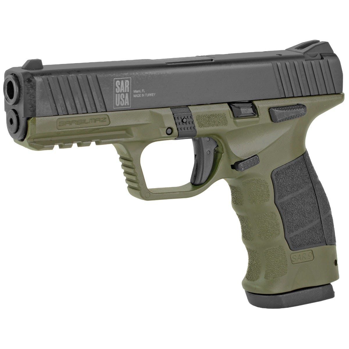 SAR USA SAR9 Pistol OD Green 9mm 4.40" Barrel 17-Rounds - Image 3