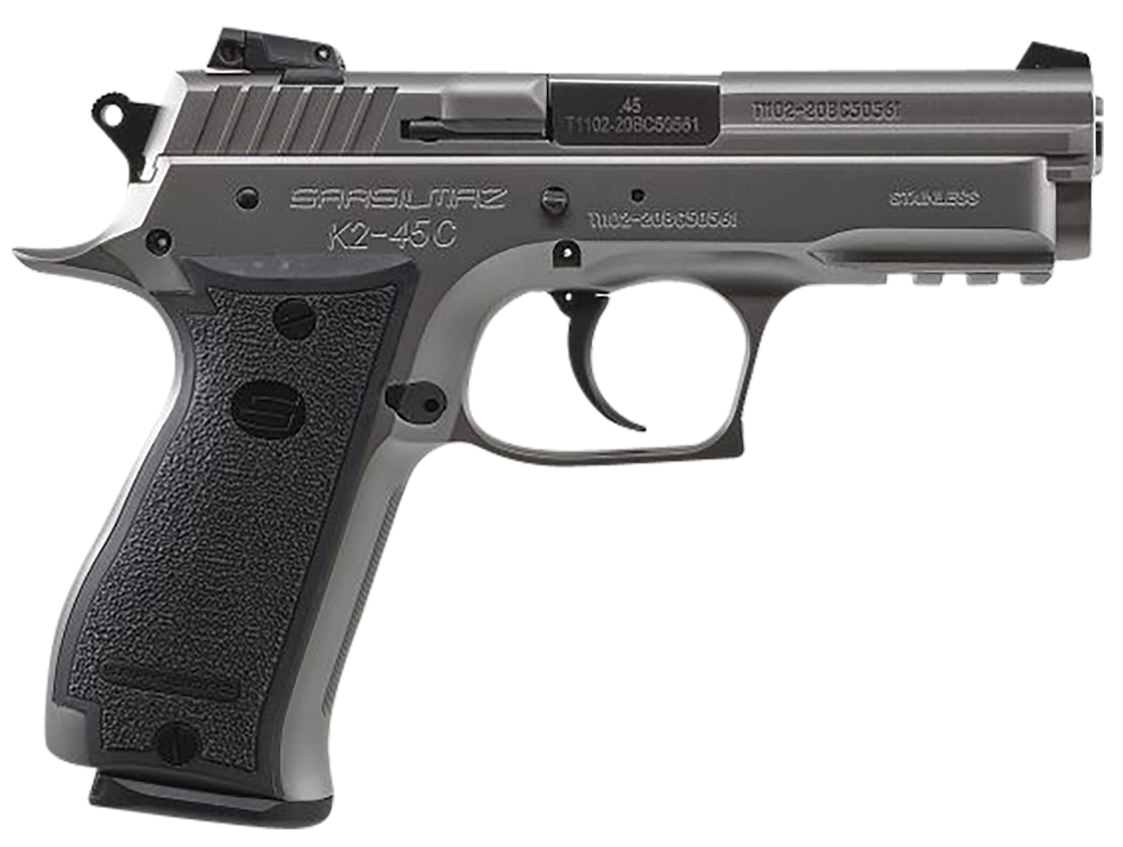 SAR USA K2 Compact Stainless .45 ACP 4.2" Barrel 14-Rounds Adjustable Sights