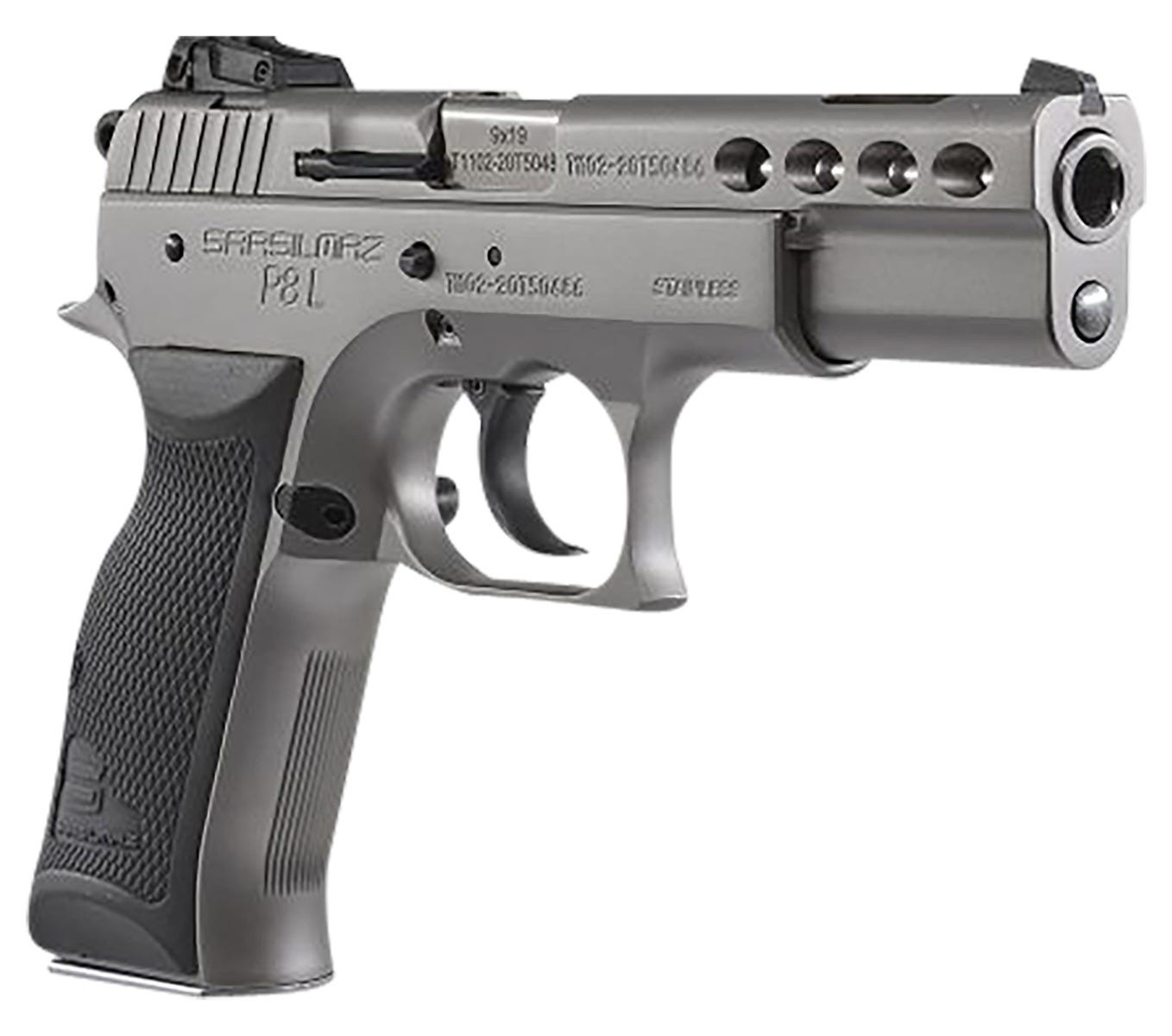SAR USA P8L Stainless Steel 9mm 4.60" Barrel 17-Rounds Adjustable Sights - Image 3