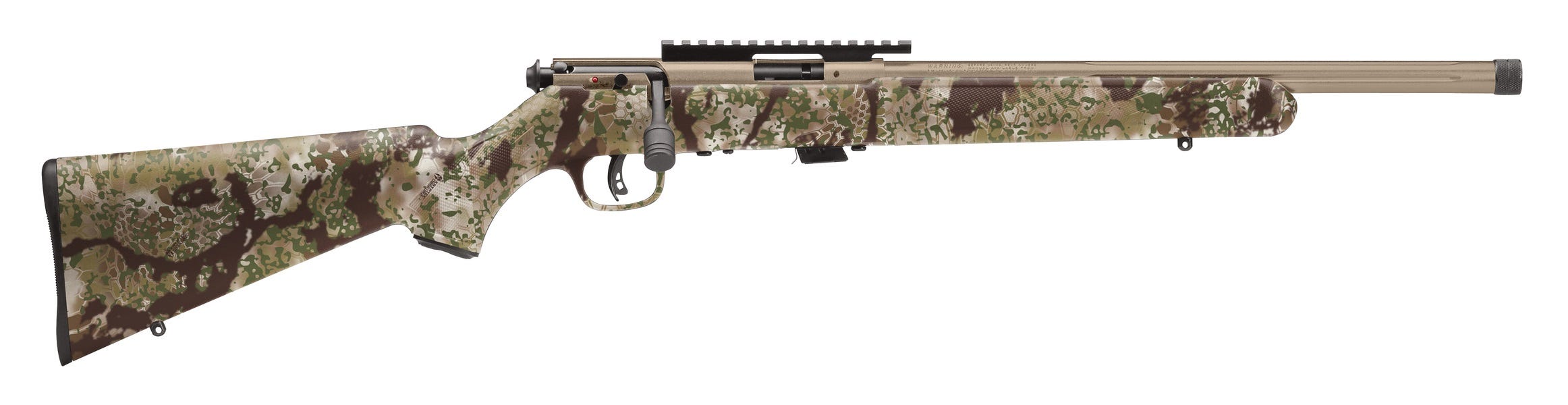 Savage 93R17 FV-SR Kryptek Transitional / Coyote Tan .17 HMR 16.5" Barrel 5-Rounds