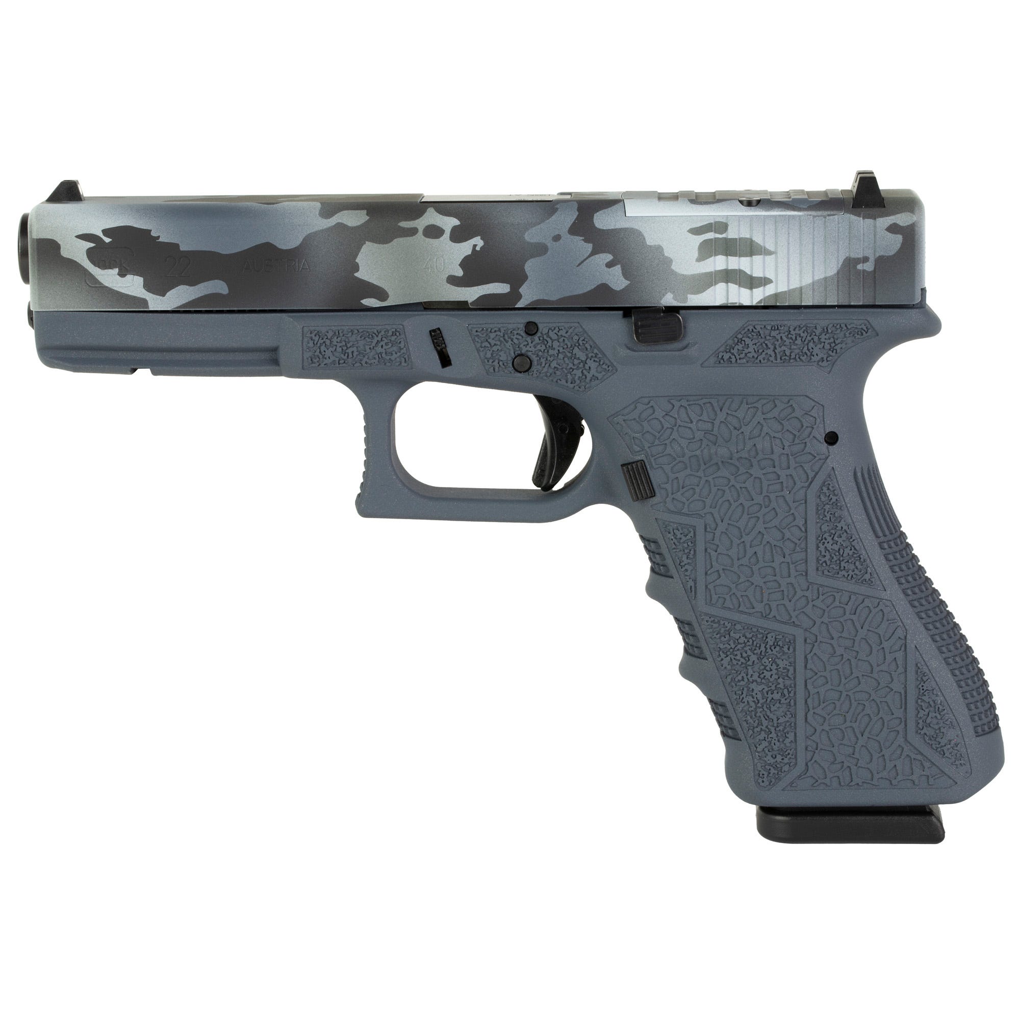 Shark Coast Tactical Glock 22 Gen3 Grey MultiCam .40 SW 4.49" Barrel 15-Rounds - Image 3