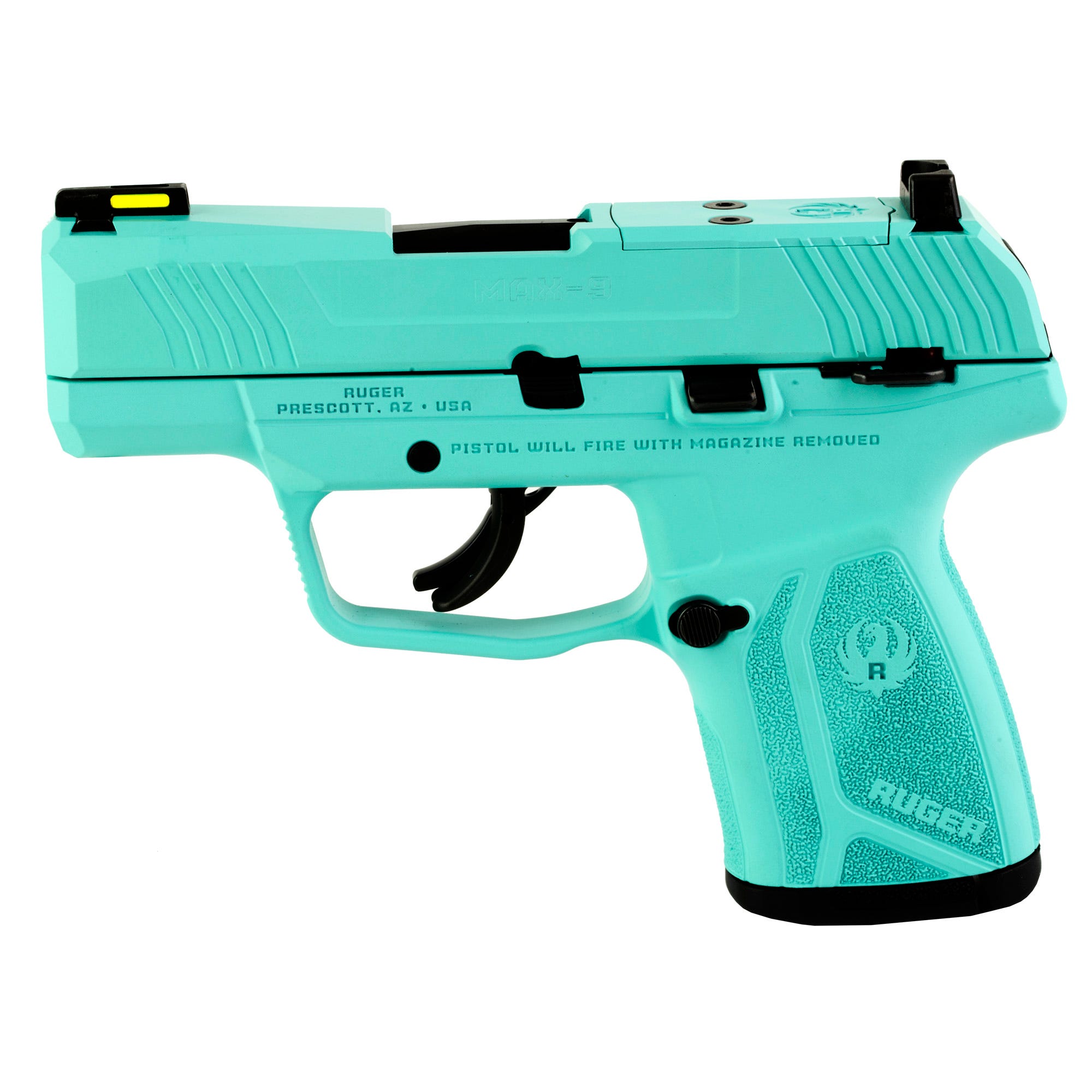 Ruger MAX-9 Robin's Egg Blue 9mm 3.2" Barrel 10-Rounds - Image 3