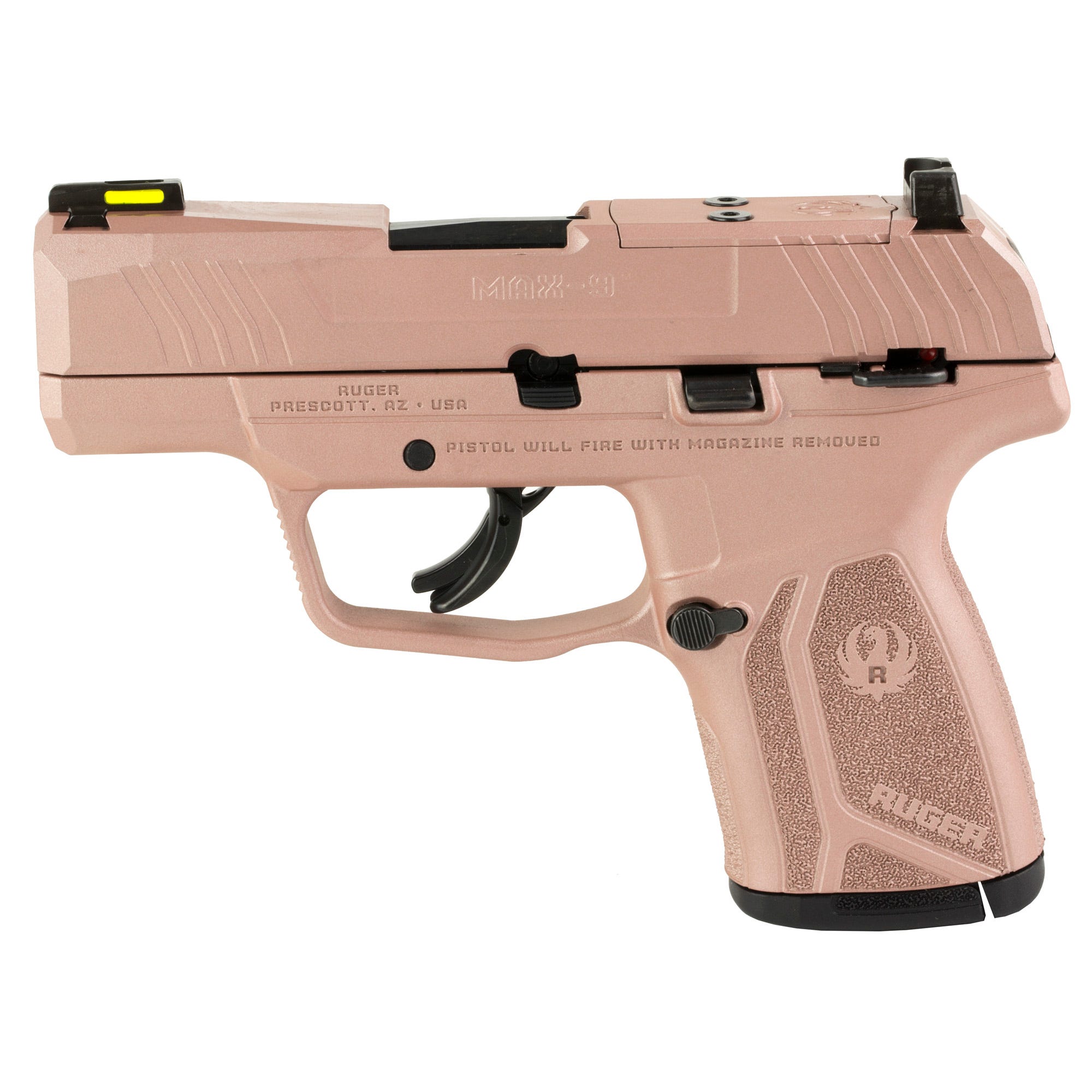 Ruger MAX-9 Rose Gold 9mm 3.5" Barrel 10-Rounds Optics Ready - Image 3